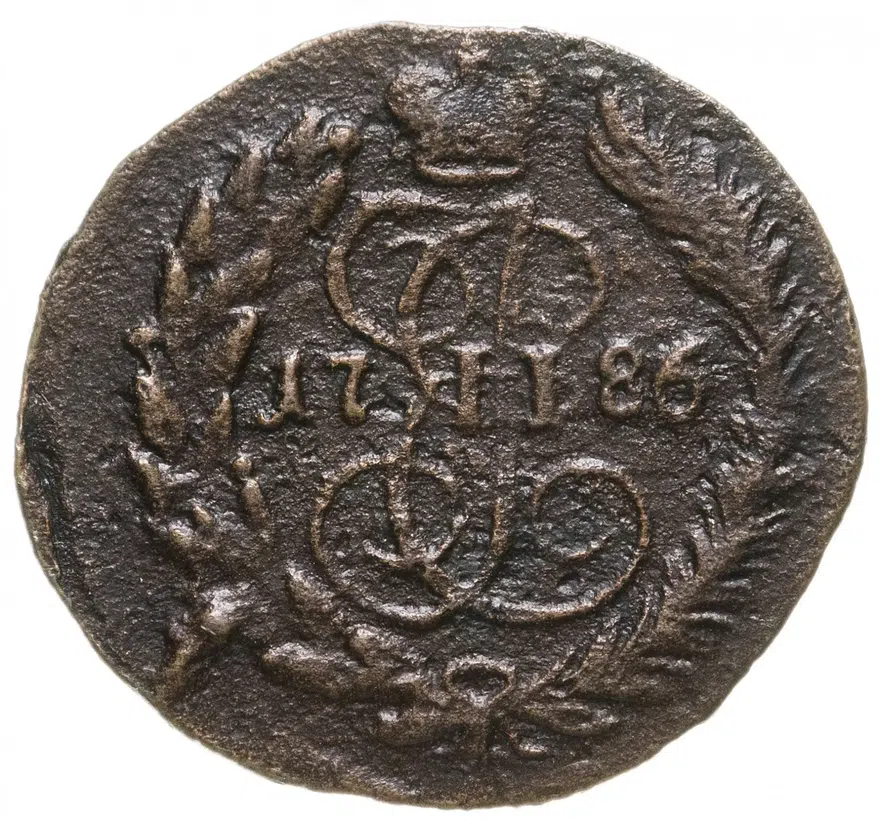 полушка 1786 КМ, аверс