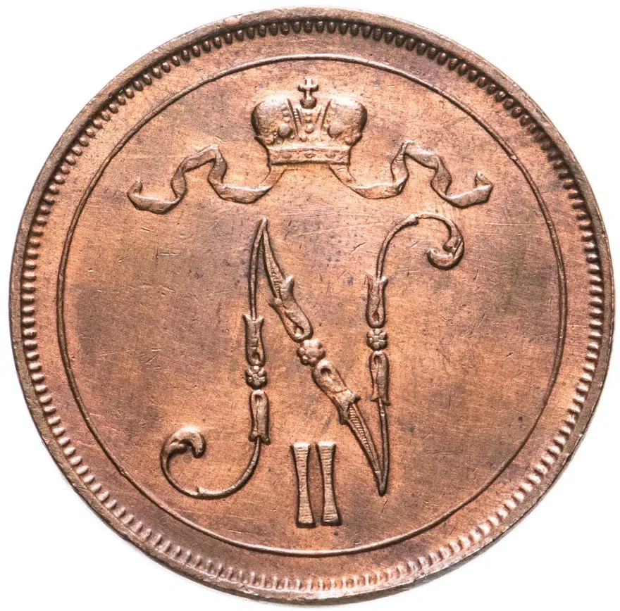 10 пенни (pennia) 1900, реверс