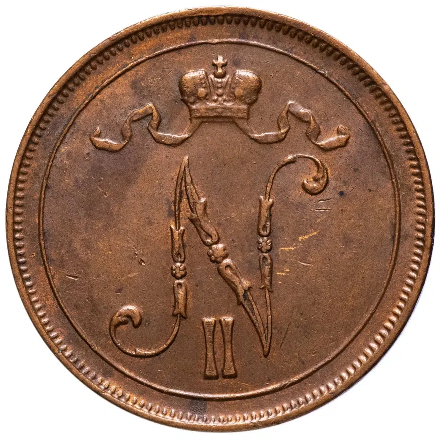 10 пенни (pennia) 1912, реверс