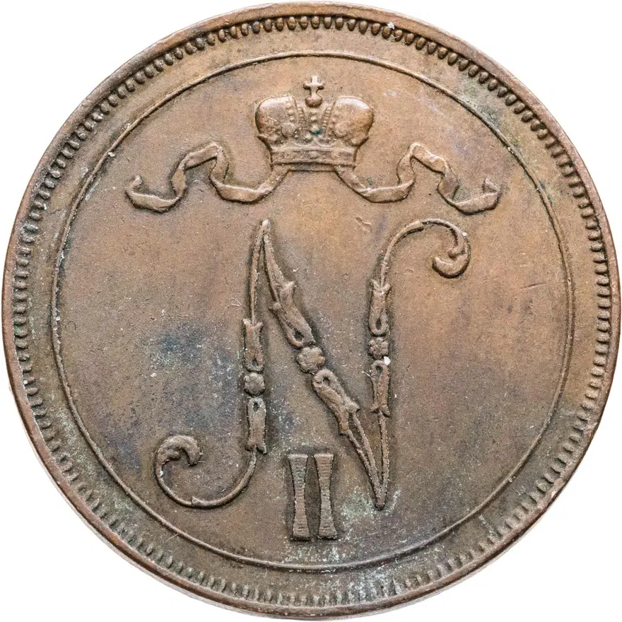 10 пенни (pennia) 1914, реверс
