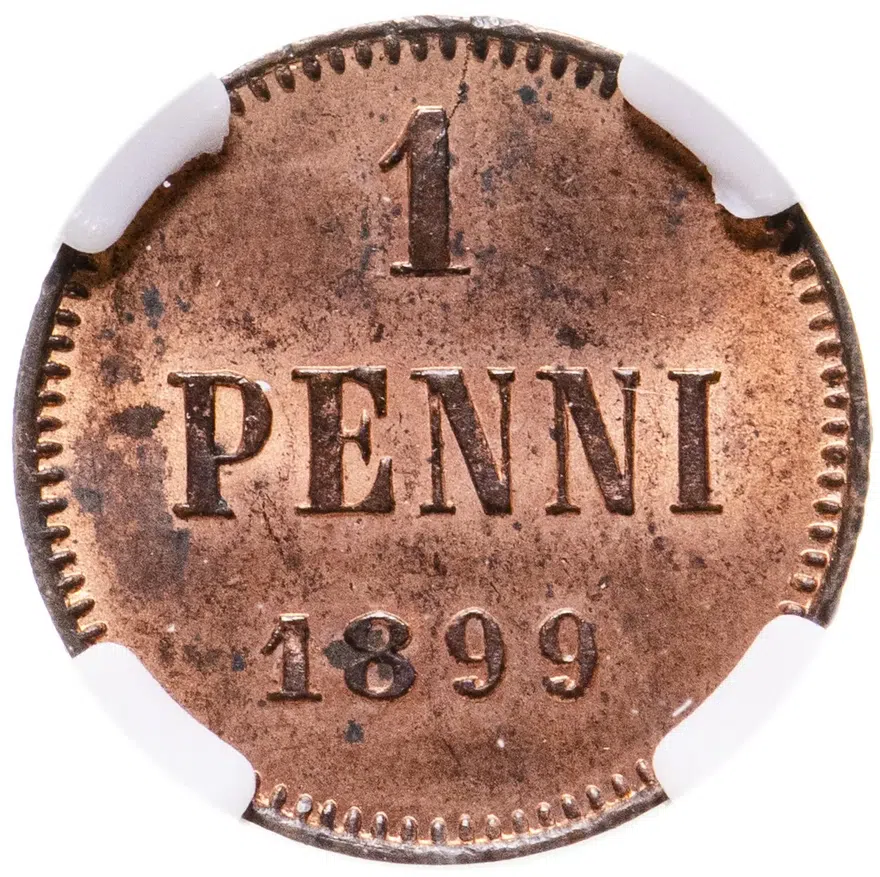 1 пенни 1899 (монета для Финляндии в составе Российской Империи)