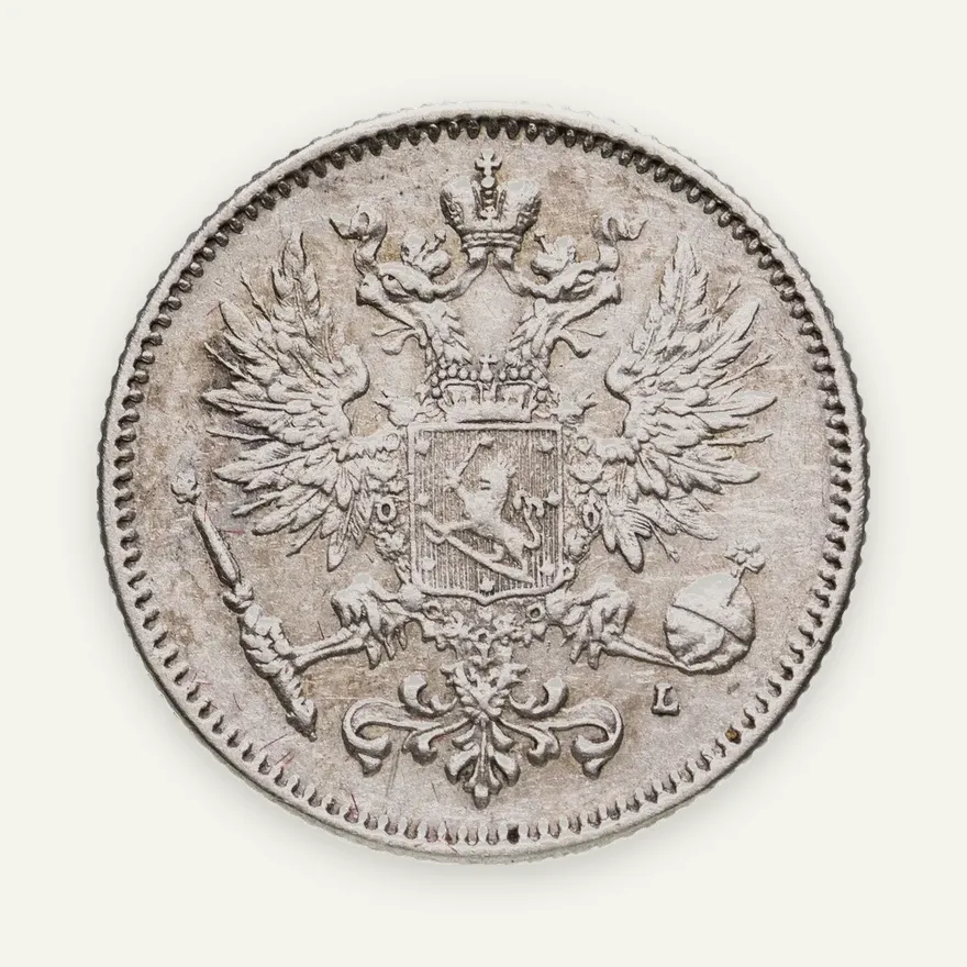 50 пенни (pennia) 1893 L, реверс