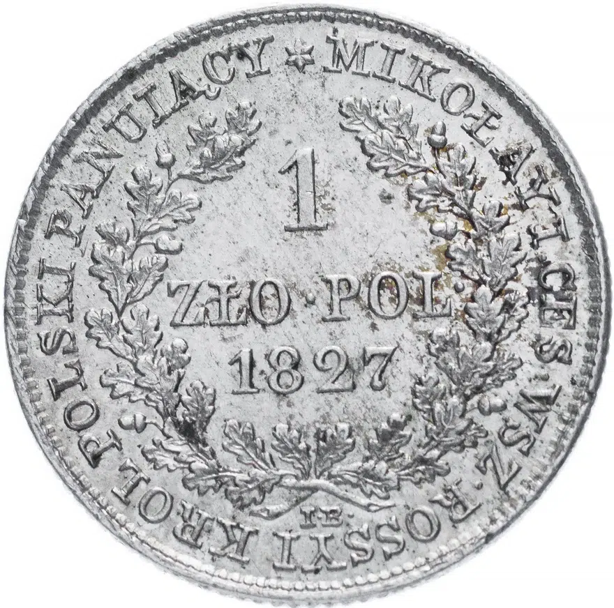 1 злотый 1827 IB